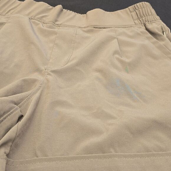 RBX Elastic Waist Zipper Pockets Shorts - Picture 11 of 11